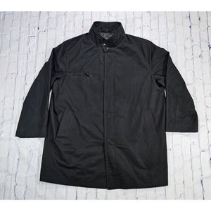Murphy & Hartelius Uniforms Pilot Oeko-Tex Black Trench Coat MENS SIZE XL
